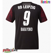 Camiseta RB Leipzig Johan Bakayoko #9 Tercera Equipación 2025-26 manga corta